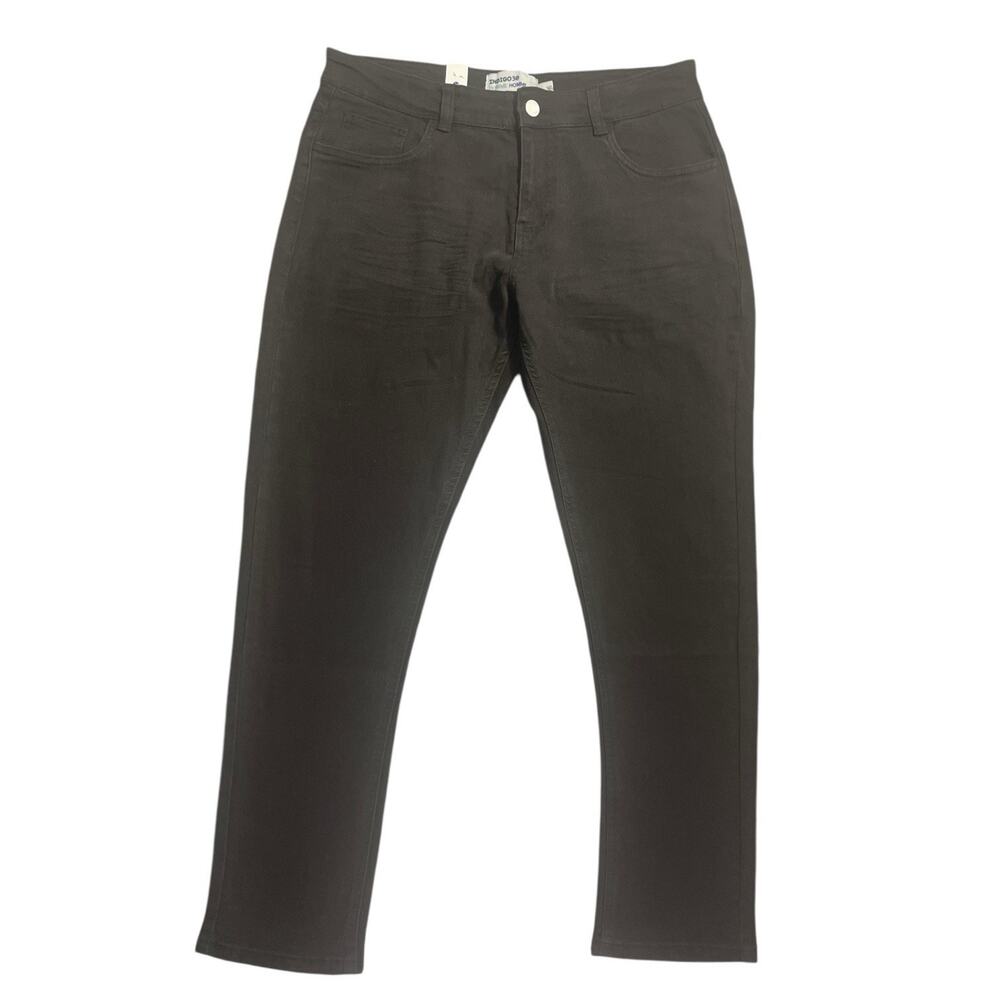 Indigo 30 Homme Jeans Men’s Fits 34x30 (36x30 Tag) Black Denim Stretch